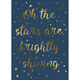 Brightly Shining Foil Folded Holiday Cards Image 6 of 6